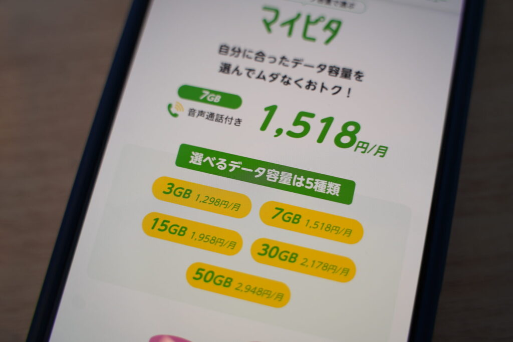 「マイネオ」30GB+パケット放題Plusで実質無制限で使い放題