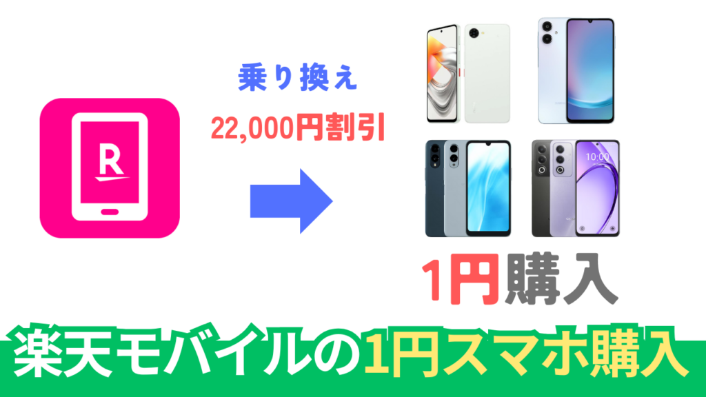 楽天モバイル「1円スマホ」の最新キャンペーンの条件・機種・注意点まとめ【2025年12月版】