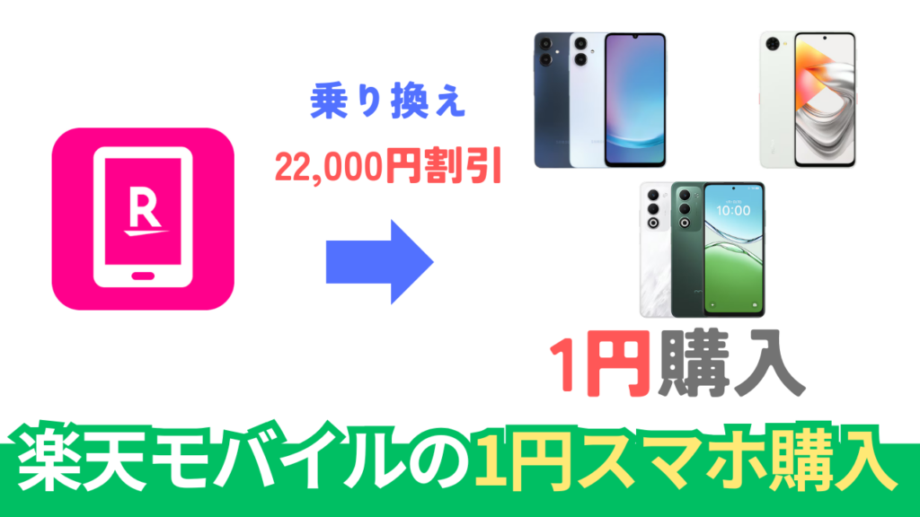 楽天モバイル「1円スマホ」の最新キャンペーンの条件・機種まとめ【2026年最新】