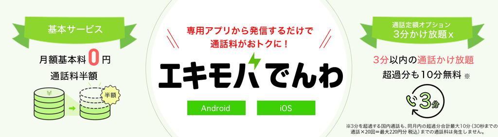 別サービス「BB.exciteでんわ」なら5分・10分・無制限も選べる